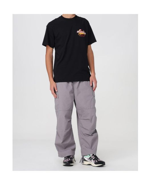 Carhartt Gray Elastic Waist Casual Pants for men
