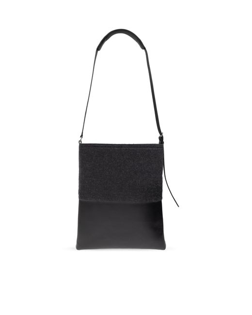 Dries Van Noten Black Rectangular Shoulder Bag for men