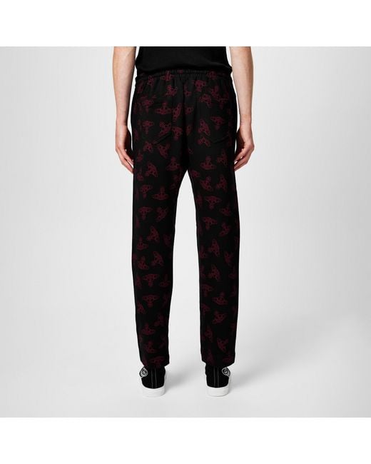 Vivienne Westwood Black Elastic Waist Long Pants for men