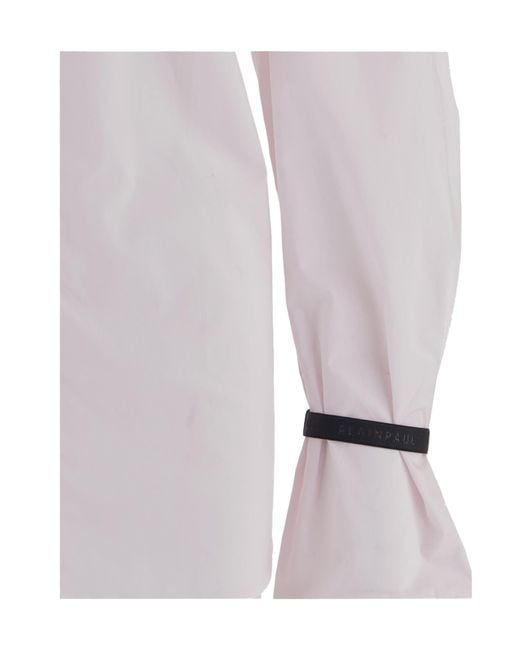 ALAINPAUL Purple Contrast Cuff Detail Shirt