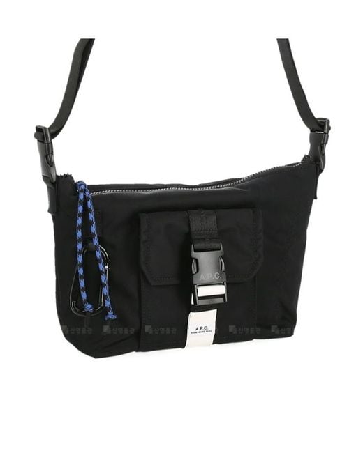 A.P.C. White Single Shoulder Crossbody Bag for men