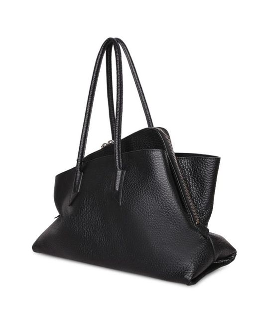 The Attico Black Double-Handle Handbag