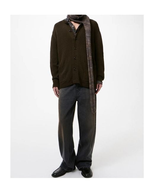 Our Legacy Black Parlor Textured Cardigan for men
