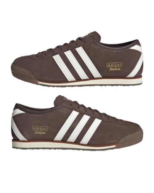 Adidas Originals Brown Italia 70S Low-Top Sneakers for men