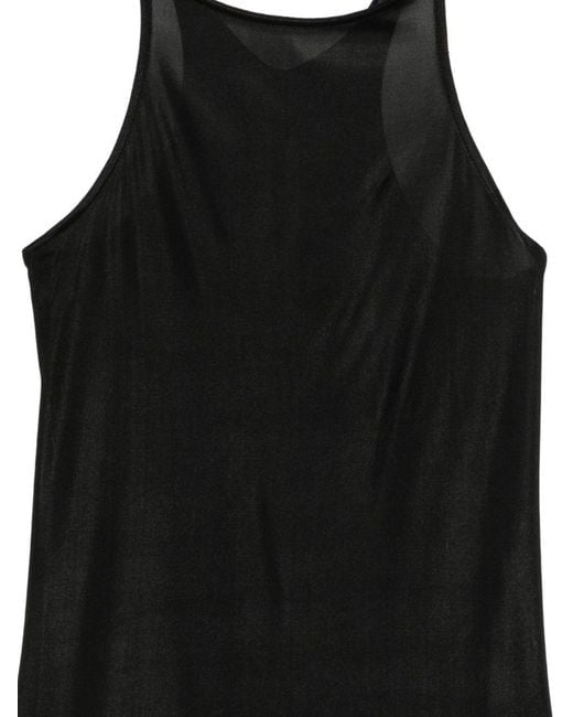 Rick Owens Black Racer-Back Top