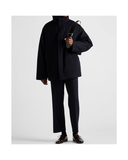 Prada Blue Straight Hem Down Jacket for men