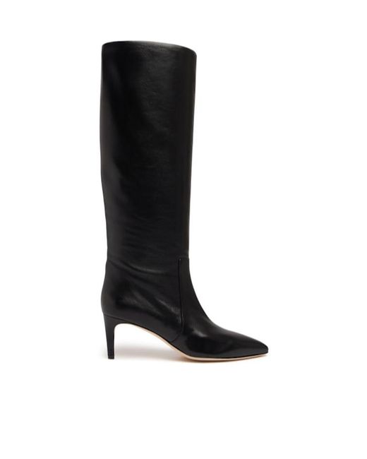 Paris Texas Black Pointed Toe Boots