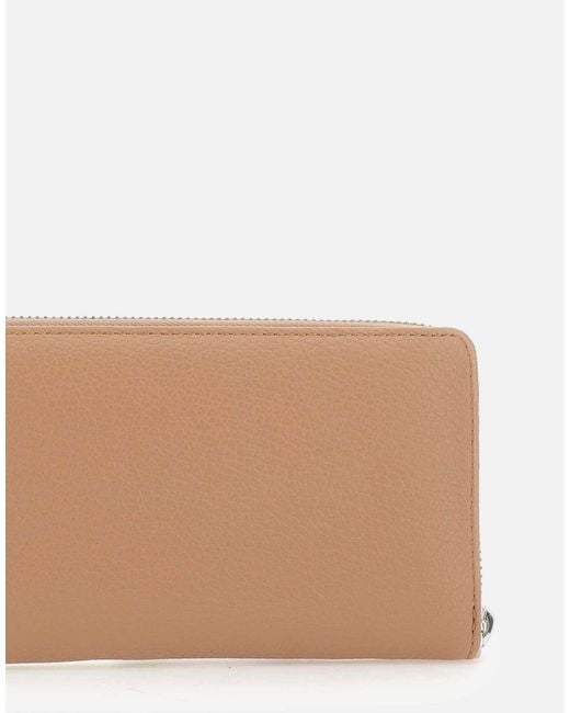 Gianni Chiarini Natural Grain Zip-Around Wallet