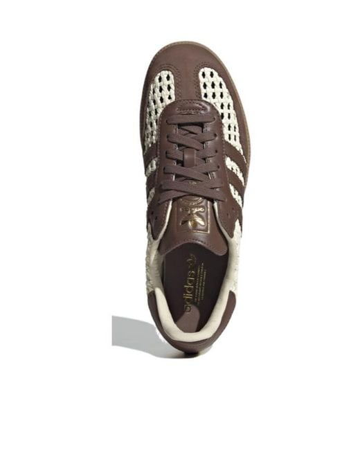 Adidas Brown Originals Samba Og Woven Low-Top Sneakers
