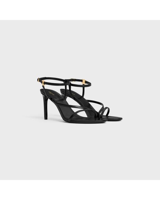 Céline Black Ava Sandal