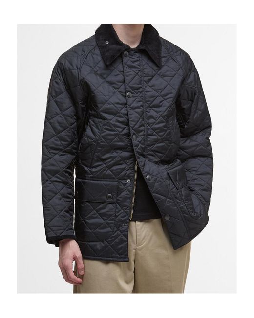 Barbour Black City Bedale Quilted Jacket for men