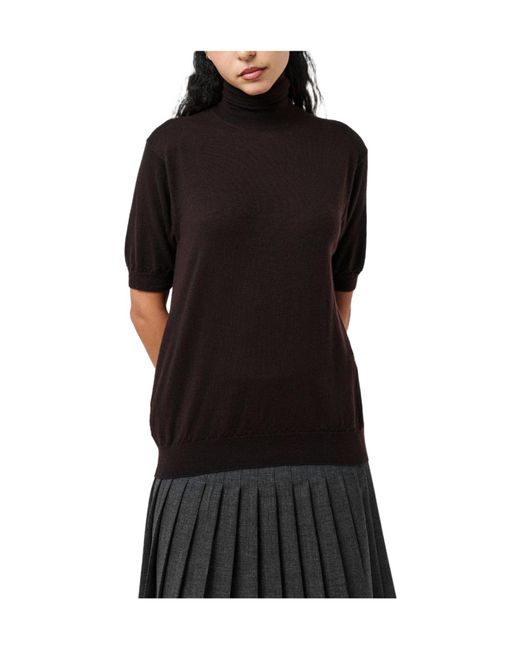 Prada Black Simple Short-Sleeved Shirt