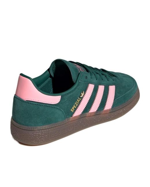 Adidas Originals Green Handball Spezial Lace-Up Sneakers