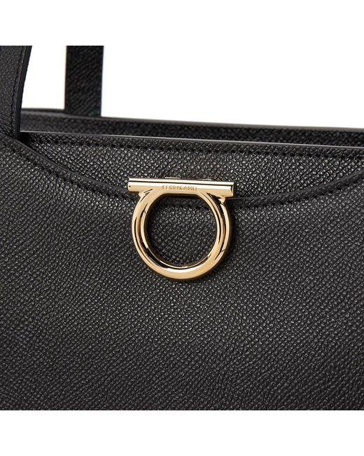 Ferragamo Black Gemini Shoulder Bag