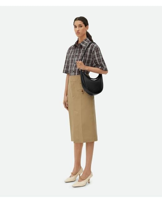 Bottega Veneta Black Hula Hoop Shoulder Bag