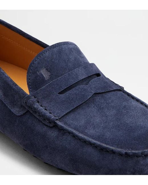 Tod's Blue Gommino Loafers for men