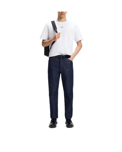 Boss White Classic Shortsleeve Tshirt for men