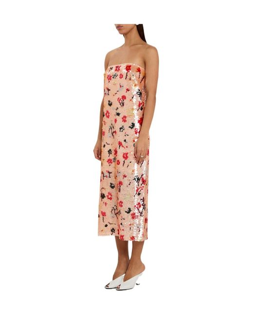Tory Burch Pink Mesh Dress