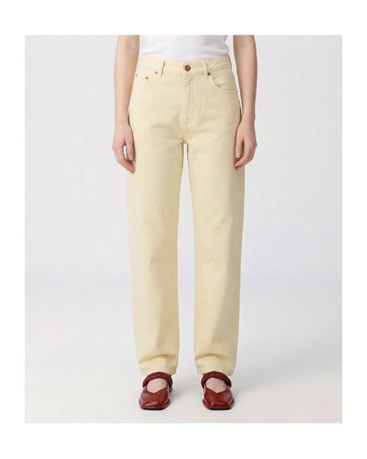 Haikure Natural Bibi Twill 45 Straight-Leg Jeans