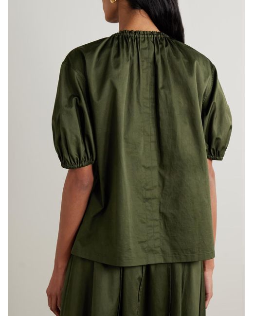 Joseph Green Nador Belted Pleated Shirt