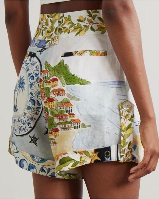 Farm Rio Multicolor Patterned Shorts