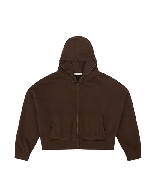 Entire studios Brown Zip-Fastening Hoodie