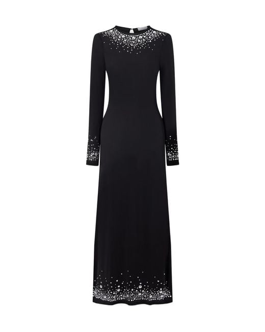 Rabanne Black Hotfix-Embellishment Maxi Dress