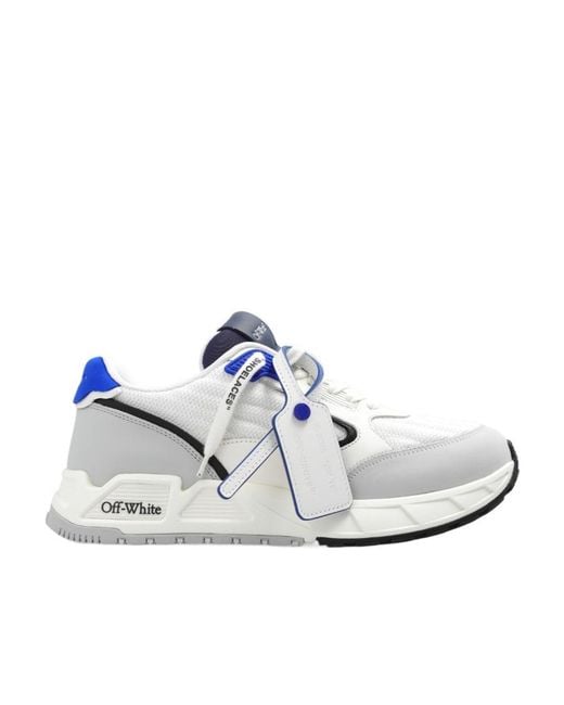 Off-White c/o Virgil Abloh White Logo Detailed Lace-Up Sneakers
