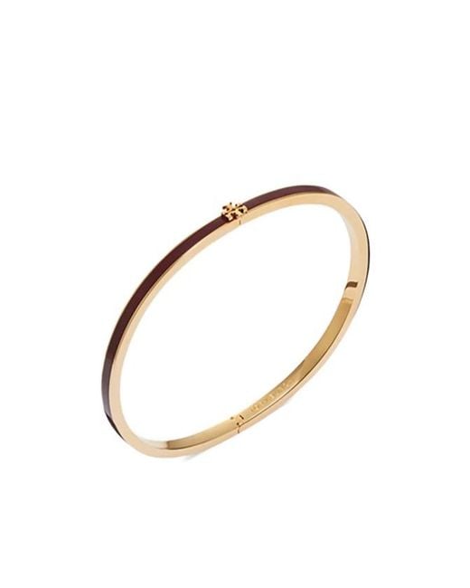 Tory Burch White Icon Slim Bracelet