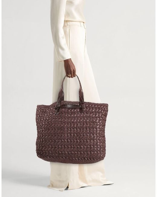 Dolce & Gabbana Brown Woven Handbag