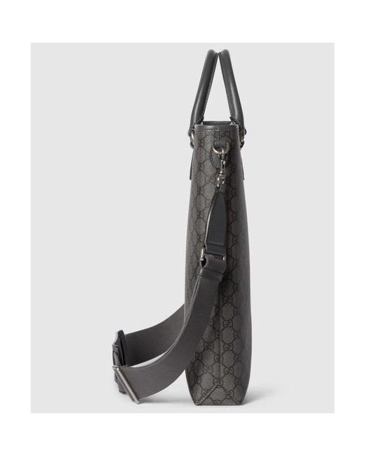 Gucci Black Gg Canvas Tote Bag for men