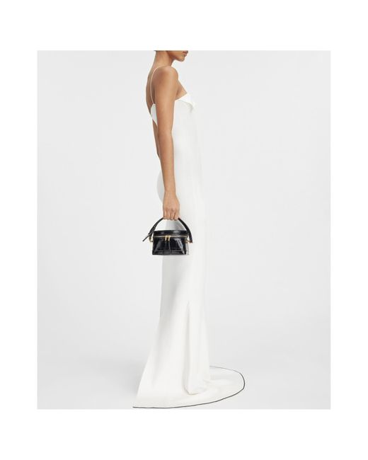 Jacquemus White Folded Mermaid Dress