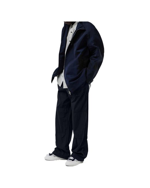 Dries Van Noten Blue Pannoch Trousers for men
