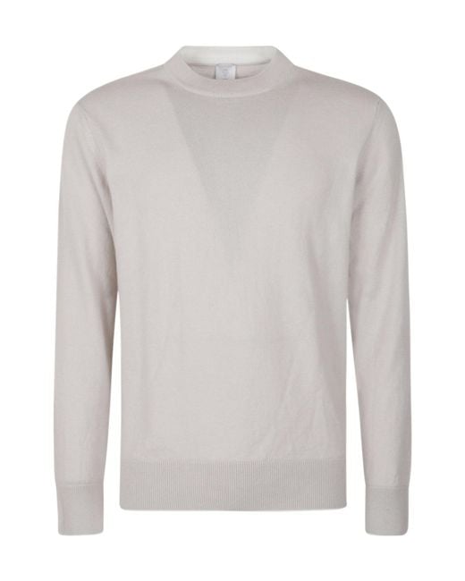 Eleventy Gray Long-Sleeved Sweater for men