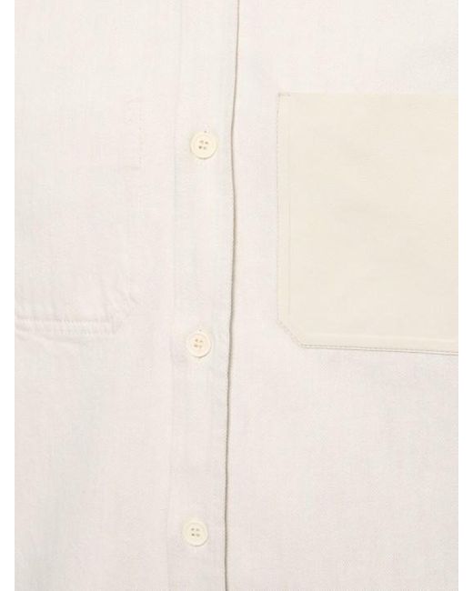 Zegna White Button-Lined Casual Jacket for men