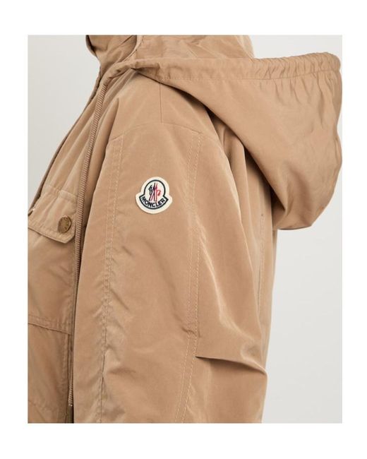 Moncler Natural Nantes Shell Parka