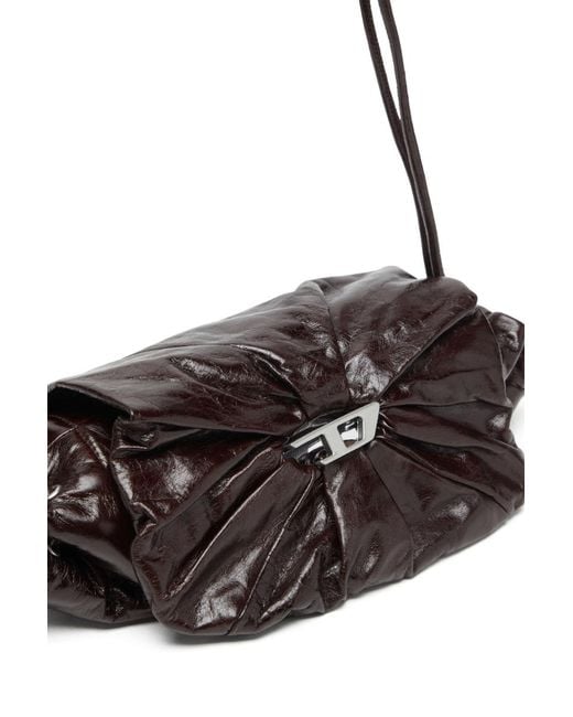 DIESEL Black Scrunch-D S-Shoulder Bag