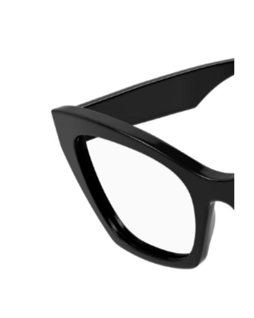 Gucci White Eyewear Cat-Eye Frame Glasses