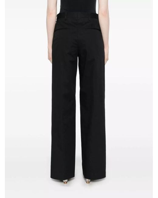 Dries Van Noten Black Belt Loops Slacks