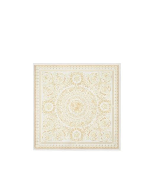 Versace Natural Pattern-Printed Shawl
