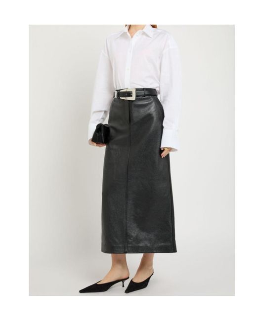 Totême White Pinstriped Cotton Shirt