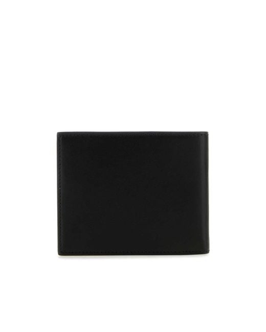 Off-White c/o Virgil Abloh Black Quote Motif Bi-Fold Wallet for men
