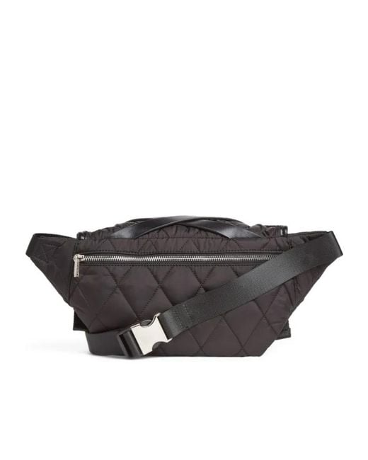 DSquared² Black Heritage Belt Bag for men