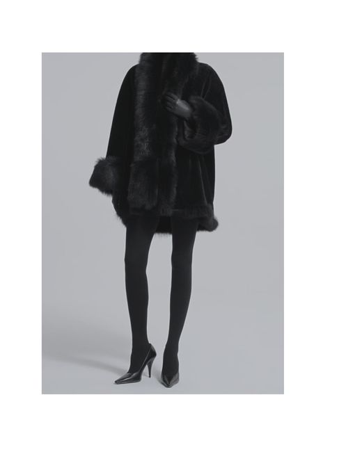 Nour Hammour Black Long-Sleeved Coat