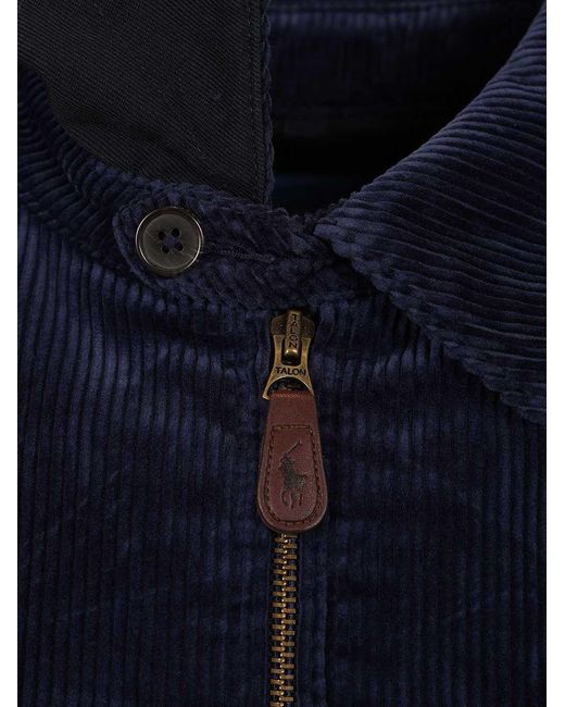 Polo Ralph Lauren Blue Wynton Corduroy Jacket for men