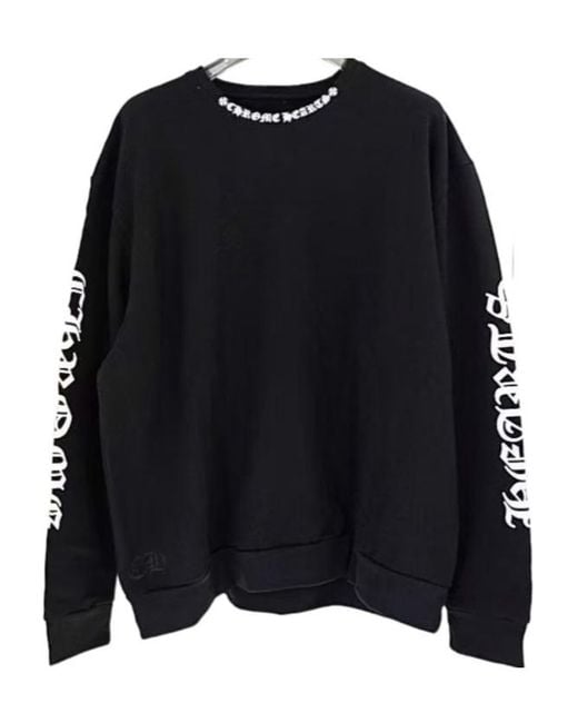 Chrome Hearts Black Long Sleeve Sweatshirt for men