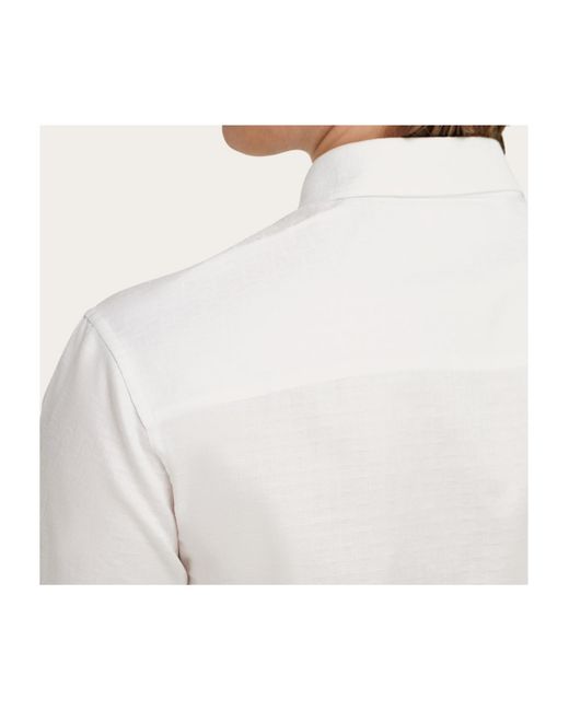 Ferragamo White Long Sleeve Shirt