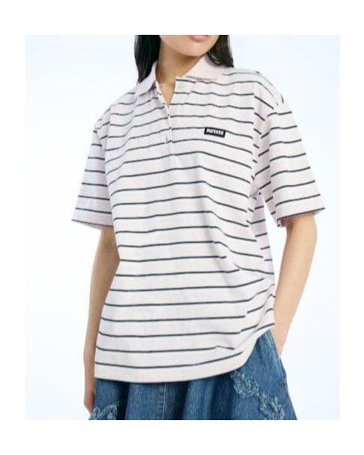 ROTATE BIRGER CHRISTENSEN White Polo Shirt Jersey