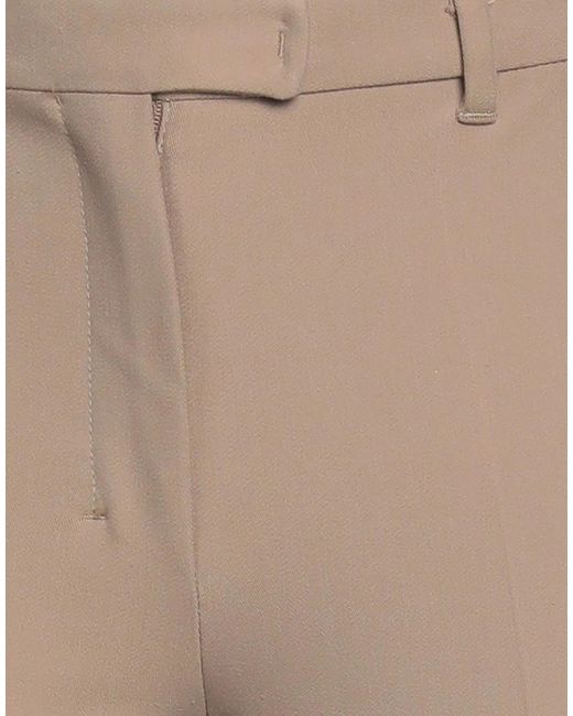 Max Mara Gray Solid Stretch Twill Pants
