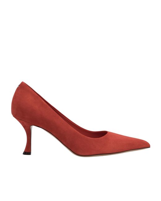 Ferragamo Red Pointed Toe High Heels